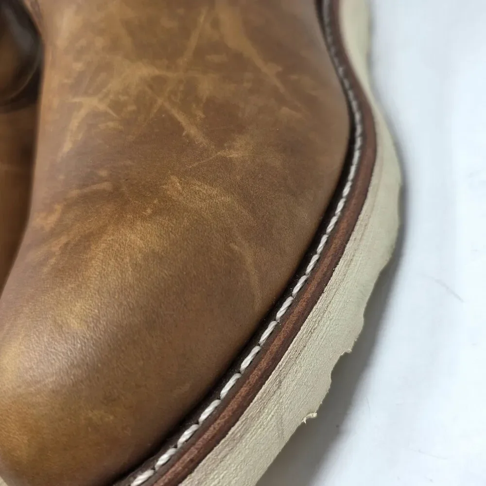 Red Wing Pecos 866 Pull On Leather Work Boot US 5 | EU 37 Made in USA Brown NEW - Picture 10 of 16